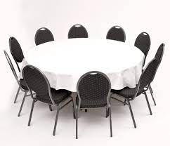 Kolo runder altholz esstisch 180 cm matz mobel vintage designermobel. Set Fur 10 Personen 10x Stuhl 1x Tisch Rund D 180cm 1xtischtuch Mietequipment