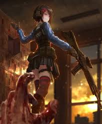 The best gifs are on giphy. Anime Girl With Gun By Demongirl289 On Deviantart