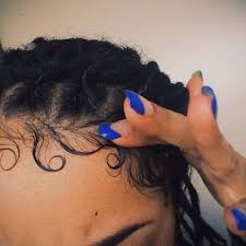 Baby Hairs Very Cute But Is That Gel Down Natural Hair Styles Edges Hair Baby Hairstyles