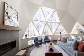 Click the image for larger image size and more details. A Rare Buckminster Fuller Geodesic Dome House Gets A Bright And Modern Makeover Architectural Digest