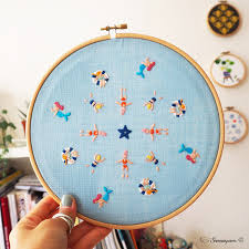 Posted on december 23, 2017 by admin. Hand Embroidery Diy Pdf Digital Pattern The Bathers Beginner Tutorial Modern Contemporary Embroidery Design Diy Hoop Art Embroidery Tshirt Contemporary Embroidery Hand Embroidery Patterns Embroidery Hoop Art
