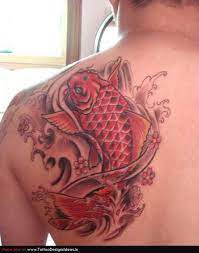 Fish Tattoo Koi Back Tattoos For Guys Tattoos Koi Tattoo Sleeve