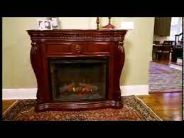 Electric fireplaces reflect the look of traditional masonry and modern contemporary fireplaces but with all the convenience of just plugging in, sitting back and relaxing! Classicflame Lexington Electric Fireplace In Empire Cherry 33wm881 C232 Youtube