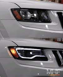 2014 2020 Jeep Grand Cherokee Bi Xenon Led Headlamps Mhfautolighting Jeep Grand Cherokee Jeep Grand Cherokee Accessories Jeep