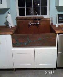 copper sinks with integral back
