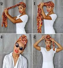how to tie a turban a step by step guide stylishlee fashionblogger jamaicanblogger bandana sac bandana sac stili retro sac modelleri