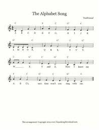 Can you sing all the letters of the alphabet . Alphabet Song Abcs Free Lead Sheet Piano Sheet Music Beginners Alphabet Songs Violin Sheet Music