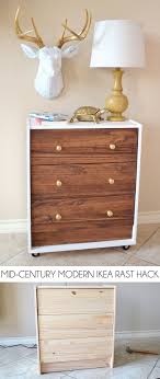 Mid Century Modern Ikea Rast Hack Ikea Rast Hack Furniture Diy Ikea Rast