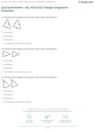 Triangle Congruence Practice Worksheet Quiz Worksheet Sas Asa Sss Triangle Congruence In 2021 Practices Worksheets Worksheets Triangle