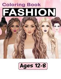 Simple coloring page for those who like fashion & history. Fashion Coloring Book Ages 8 12 Beauty Girls With Flowers Coloring Pages For Relaxing And Stress Relieving By My Fashion