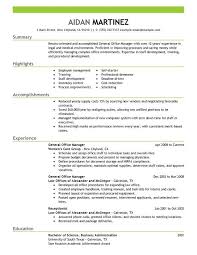 Resume Examples General Manager Firefighter Resume Resume Examples Job Resume