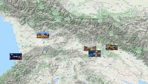 Das land liegt im nahen osten und ist vom großen und kleinen kaukasus und dem. Stadtekarte Von Georgien Orangesmile Com