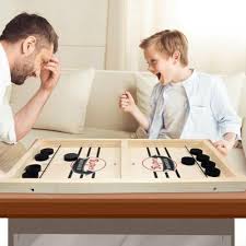 Crazypatata Funny Family Wooden Hockey Game Family Humor Family Games Games For Kids