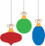 Christmas Ornaments Clipart