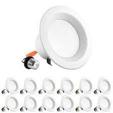 Top brands & styles · something for everyone · fast & free shipping 4 Pack 12watt 4 Inch Energy Star Ul Classified Dimmable Retrofit Led Recessed Lighting Fixture 5000k Daylight Led Ceiling Light 850lm 85w Equivalent Recessed Downlight Lamps Light Fixtures Housing Trim Kits Urbytus Com