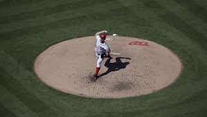 A baseball bat is a smooth contoured round wooden or metal rod used to hit the ball thrown by the a rectangle on either side of home plate in which the batter must be standing for fair play to resume. A Case For Moving The Pitcher S Mound Back In Major League Baseball Diamond Digest