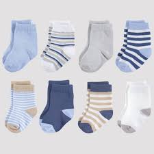 Touched By Nature Baby 8pk Organic Cotton Socks Target