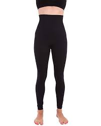 Homma Activewear Thick High Waist Tummy Compression Slimming Body Leggings Pant Large Black Slimming Leggings Compression Leggings Best Leggings