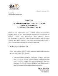 Kebersihan adalah sebagian dari iman. Dokumen Pengadaan Pekerjaan