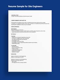 The following is an exemplary example of a winning civil engineer resume. How To Write Resume For Site Engineers Jobstreet Philippines