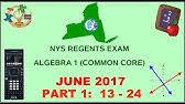 Regents exams algebra 1 regents answers explained. Algebra 1 Practice Final Exam Jan 2020 Regents Exam Review Part 1 Youtube