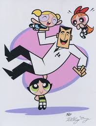 Powerpuff Girls Buttercup Bubbles Blossom Professor Signed 8 5x11 Print Powerpuff Girls Powerpuff Early 2000s Cartoons