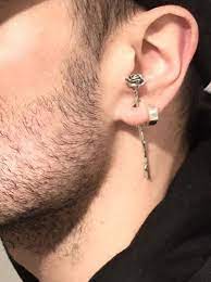 Best Men S Ear Piercing Ideas Where To Buy Mens Earrings Positivefox Com Men Earrings Guys Ear Piercings Piercings For Men