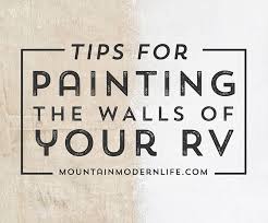 Now painting after removing wallpaper involves just a few simple steps. Tips For Painting The Walls Of Your Rv Mountainmodernlife Com