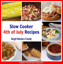 These are a great fourth of july appetizer! Ww Freestyle Slow Cooker July 4th Recipes Simple Nourished Living