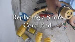 Fisheries supply has what you're looking for! Replacing A 30 Amp 120 Volt Shore Cord End Plug Youtube
