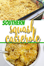 Southern Squash Casserole Made With Grated Cheddar Cheese Crumbled Ritz Crackers And Fre Southern Squash Casserole Squash Casserole Squash Casserole Recipes
