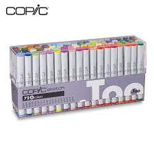 Express Copic Marker 72 Piece Sketch Set A C72a For Sale Online Ebay Artist Markers Art Projects For Adults Copic Sketch Markers