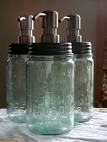 Mason jar soap dispenser pump