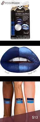 Tattoo Junkee Lip Paint Lip Effects In Dazed Lip Paint Long Lasting Lip Color Blue Liquid Lipstick