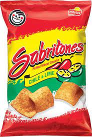 Sabritones Puffed Wheat Snacks Chile Lime Flavored By Sabritas 4 1 4 Oz Pack Of 3 Mexican Snacks Junk Food Snacks Snacks