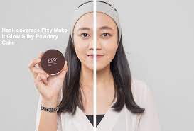 Review Pixy Make It Glow Silky Powdery Cake Bedak Dengan Hasil Yang Smooth Bukareview