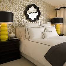 Black And Yellow Bedroom Designs Suzie David Jimenez Chic Yellow Gold And Black Bedroom Design Metallic Silver And Gold Contemporary Bedroom Black Bedroom Design Eclectic Bedroom