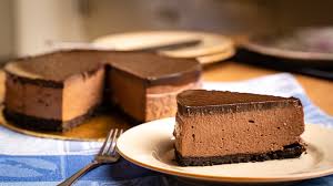 2 sdt bubuk jelly tanpa rasa. Resepi Chocolate Cheesecake Tanpa Bakar