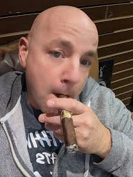 Celebrating with cigars and bourbon