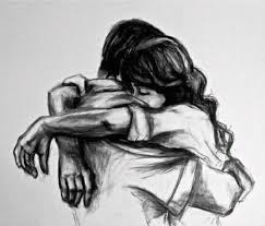 Love Hug And Couple Embrace Hugs Enbracing Young Emotions Emotional Sketch Drawing Draw Penci Drawings Of Love Couples Drawings For Boyfriend Couple Drawings