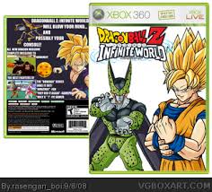 Infinite world (ドラゴンボールz インフィニットワールド?) is a video game for the playstation 2 based on the anime and manga series dragon ball. Dragon Ball Z Infinite World Xbox 360 Box Art Cover By Rasengan Boi