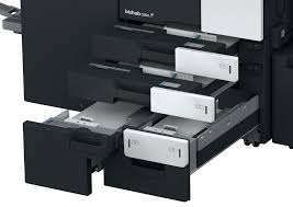 The bizhub 350 office system has a maximum resolution of 600 x 600 dpi and has 256 levels of gradation. Konica Minolta Bizhub C654 Copier Printer Scanner Refurbexperts