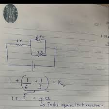 A wiring diagram is a simple visual representation of the physical connections and physical layout of an electrical system or circuit. A Circuit Consists Of A Resistor Of 1 Ohm In Serieswith A Parallel Arrangement Of Resistors Of 6 Ohm Brainly In