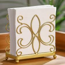 Amazon.com: Wenbery Gold Napkin Holder for Table, Modern Metal Napkin  Holders, Gold Cocktail Napkin Holder Suitable for Restauran, Kitchen and  Countertops, Dinner Party, Holiday Gifts.: Home & Kitchen