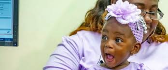 See the incredible moment a deaf toddler hears her mom say 'I love you' for  1st time