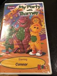 The previews for more barney songs stutters for a few second. My Party With Barney Vhs Connor Personalized Video Birthday Sing Songs 7 99 Picclick