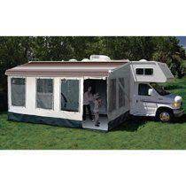 Carefree 211800a Buena Vista Rv Screen Room For Awning Size 18 Or 19 Walmart Com Rv Screen Rooms Camper Trailer Remodel Rv Screen