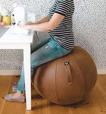 Amazon Com Vivora Luno Sitting Ball Chair For Office And Home Lightweight Self Standing Ergonomic Postu Ball Chair Traditional Office Chairs Ball Exercises