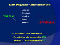 Keep in mind that this is 6 to 11 weeks from the first day of the last menstrual period. Early Pregnancy Ultrasonographic Evaluation