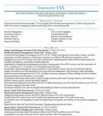 A fund manager / portfolio manager job description will include as a main duty to assist clients in investing their capital, whether via equities, bonds, derivatives, other financial instruments or assets such as currency or property. Portfolio Manager Hedge Fund Manager Resume Example Company Name Helotes Texas